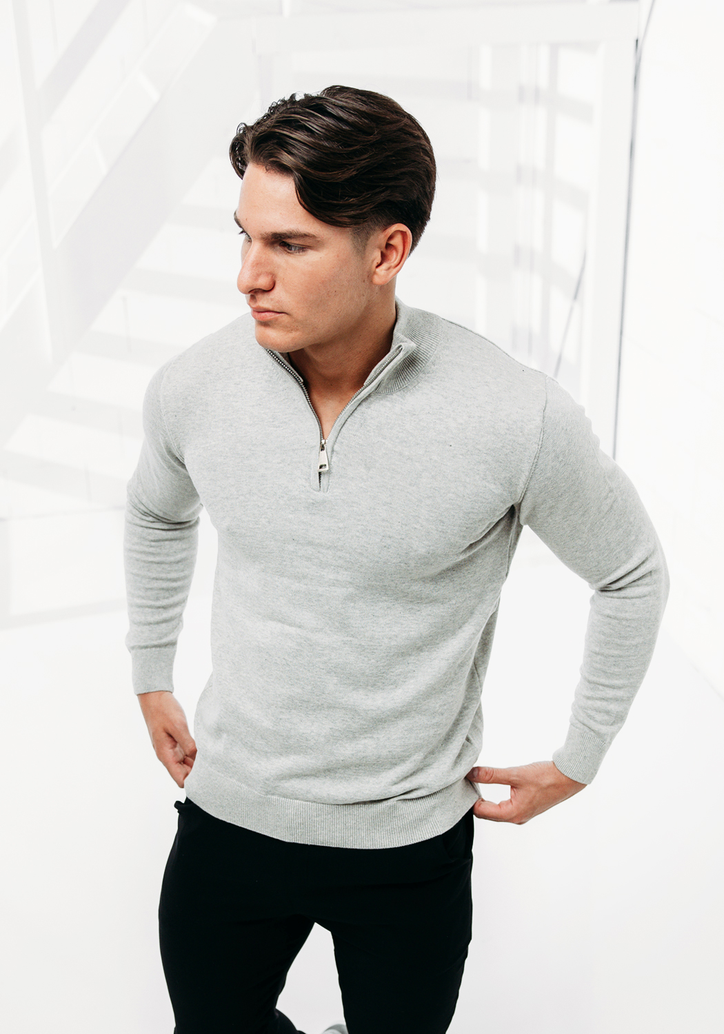 half zip grey nick 1