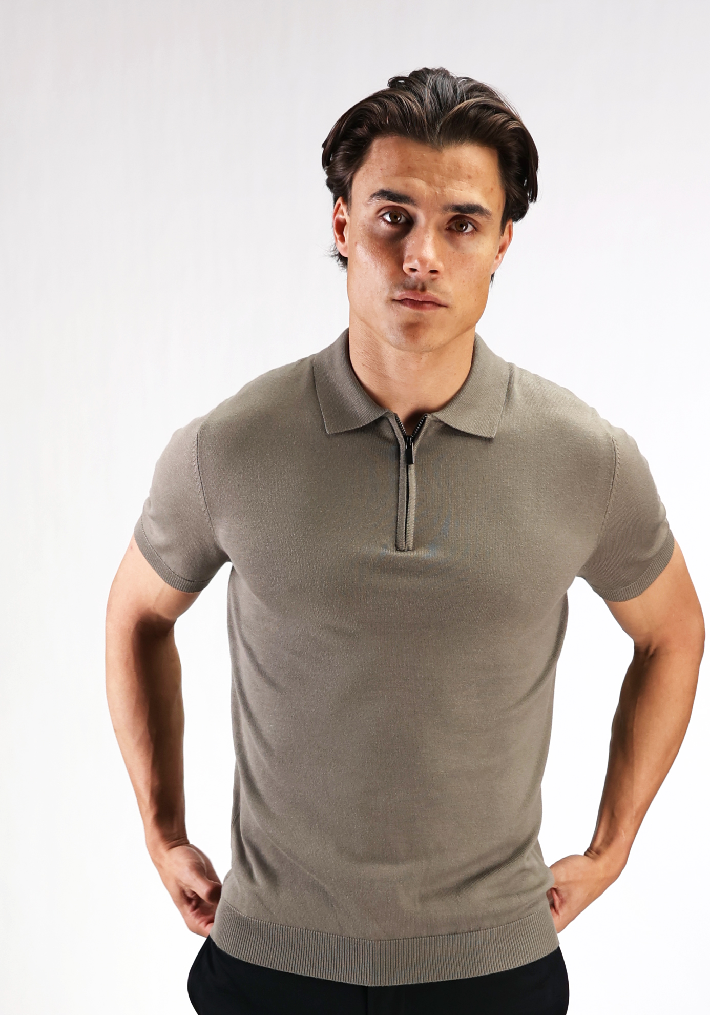 Zip polo green 2025 6