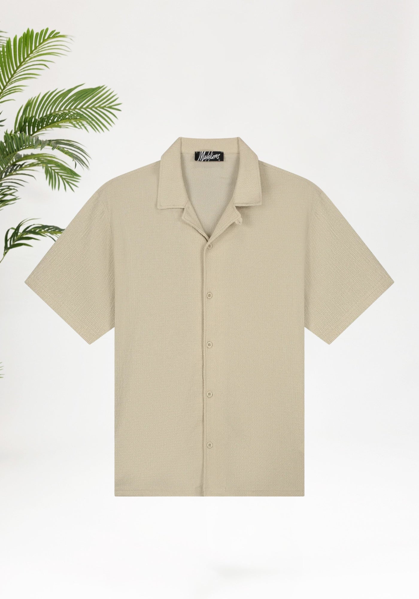 https://cdn.shopify.com/s/files/1/0935/6315/8909/files/MALELIONS_EMBLEM_SEERSUCKER_SHIRT-T-Shirts-CD1159-LIGHT_TAUPE-4.jpg?v=1777198253 Cotton District MALELIONS EMBLEM SEERSUCKER SHIRT T-Shirts LIGHT TAUPE