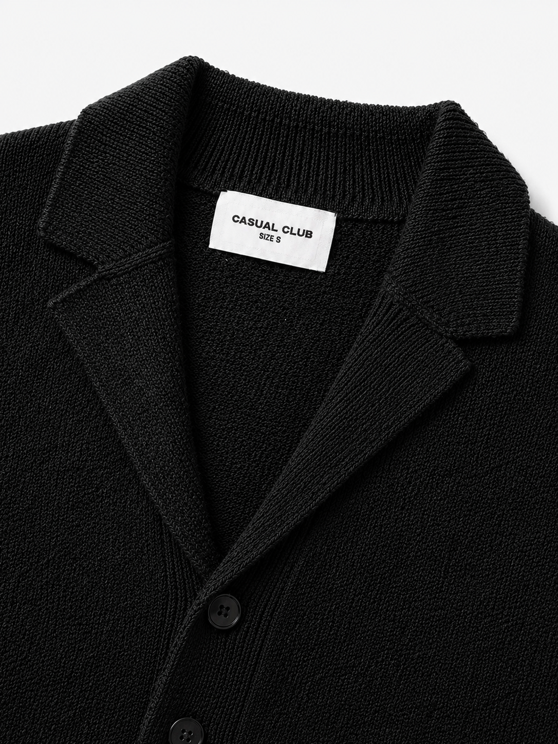 Knitted vest close up